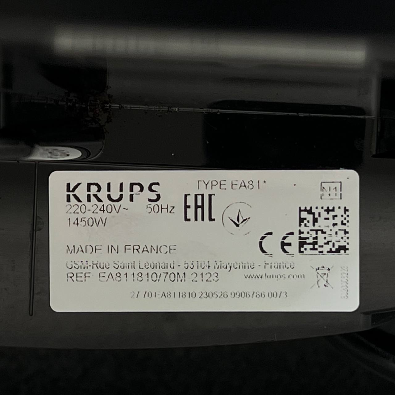 Кофемашина автоматическая Krups ARABICA EA811810