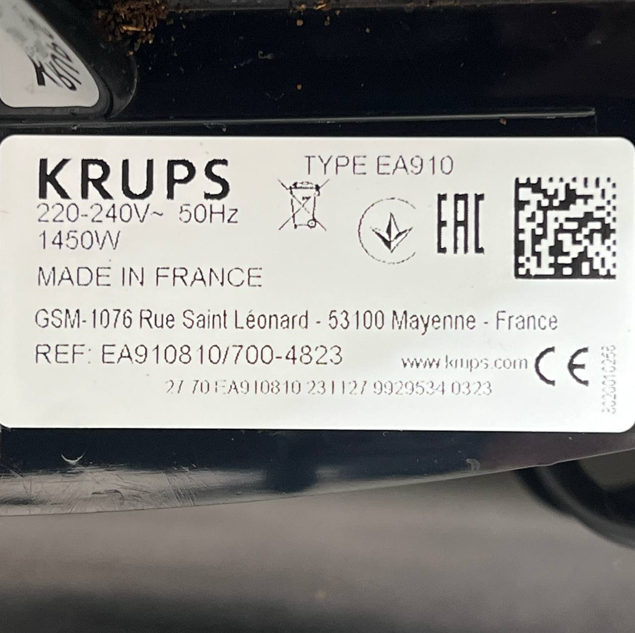 Автоматическая кофемашина Krups EA910810